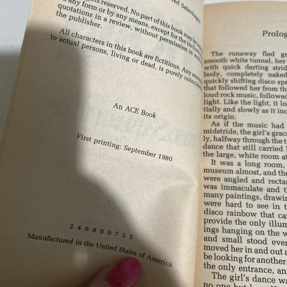 Thorn (by Fred Saberhagen) vintage paperback book)